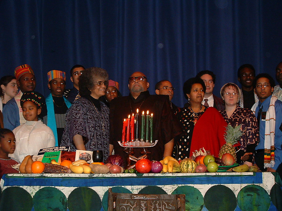 2003 Kwanzaa celebration with Ron Karenga