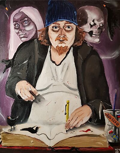 A Portrait of the Artist in the Company of His Creations