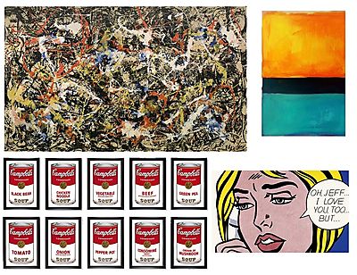Abstract Expressionims vs Pop Art