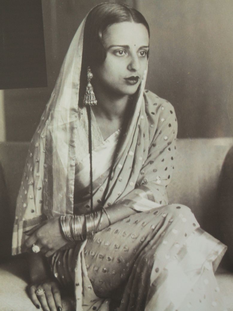 Amrita Sher-Gil in sari.