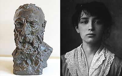 Claudel's Bust of Rodin and Claudel