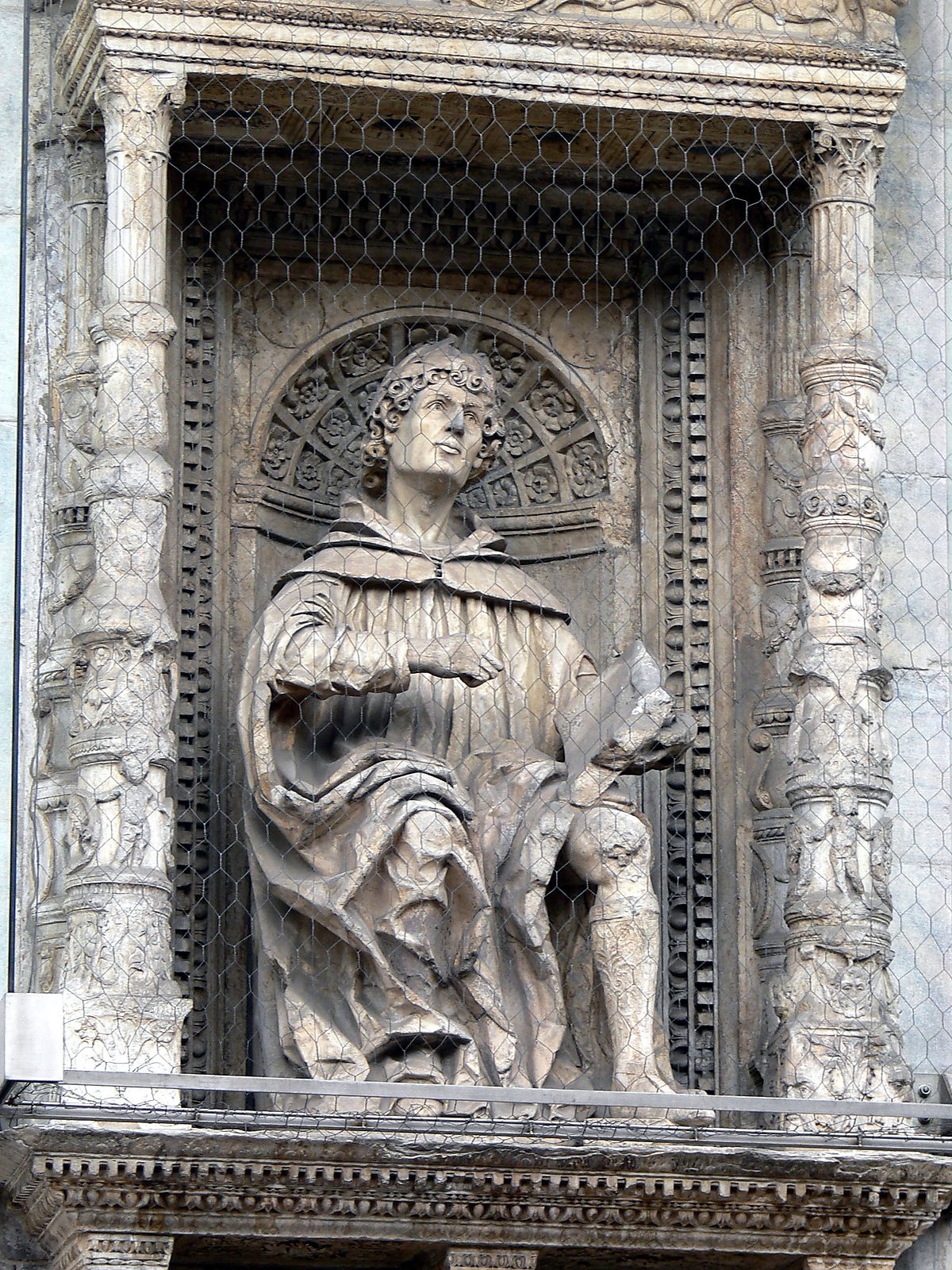 Como Dome Facade: Plinius the Elder