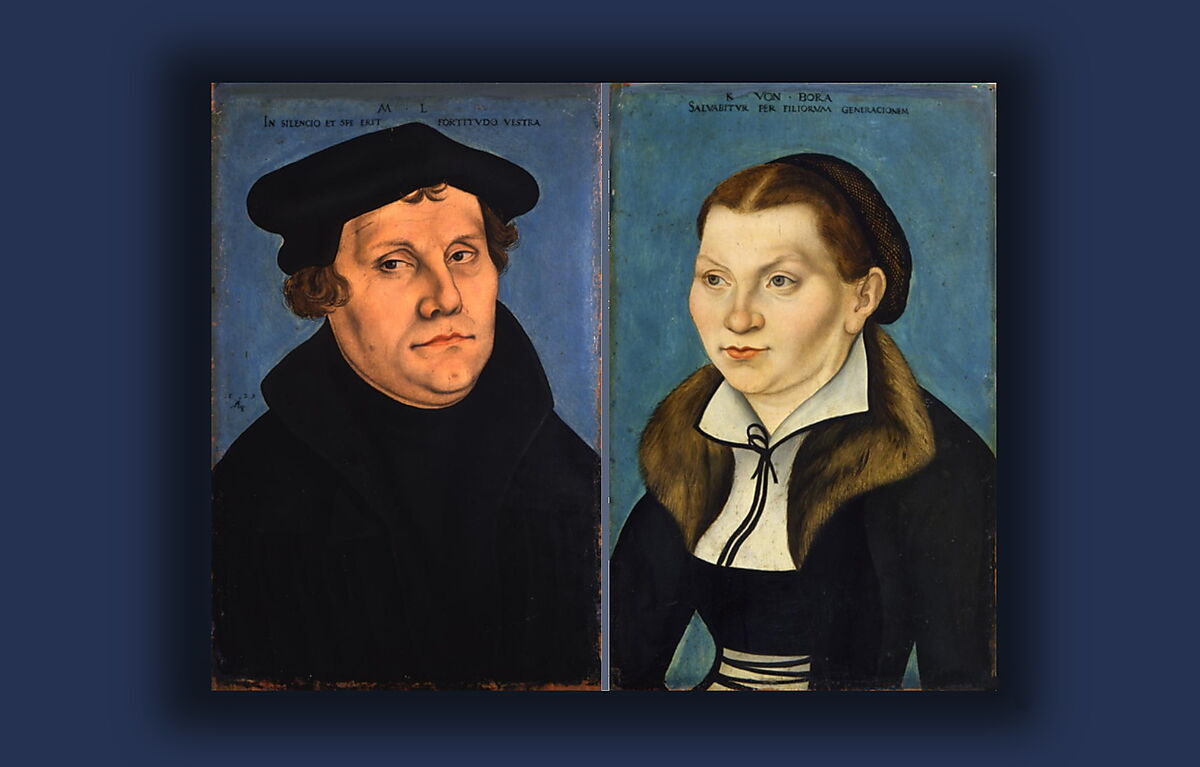 Diptych with the Portraits of Luther and his Wife