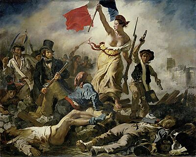 Eugène Delacroix, Liberty Leading the People, 1830