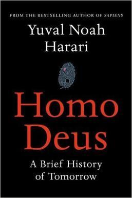 Front cover art for the book Homo Deus