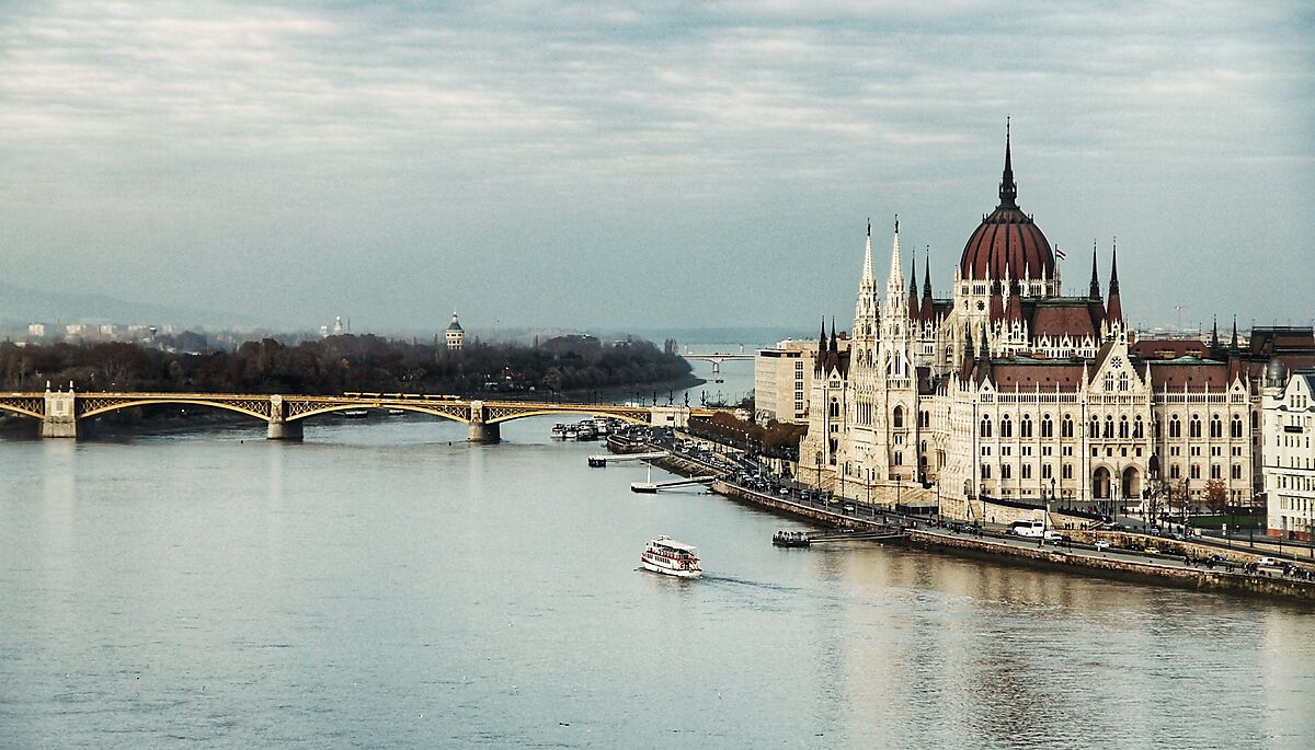 Hungarian Parliament by the Danube