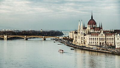 Hungarian Parliament by the Danube