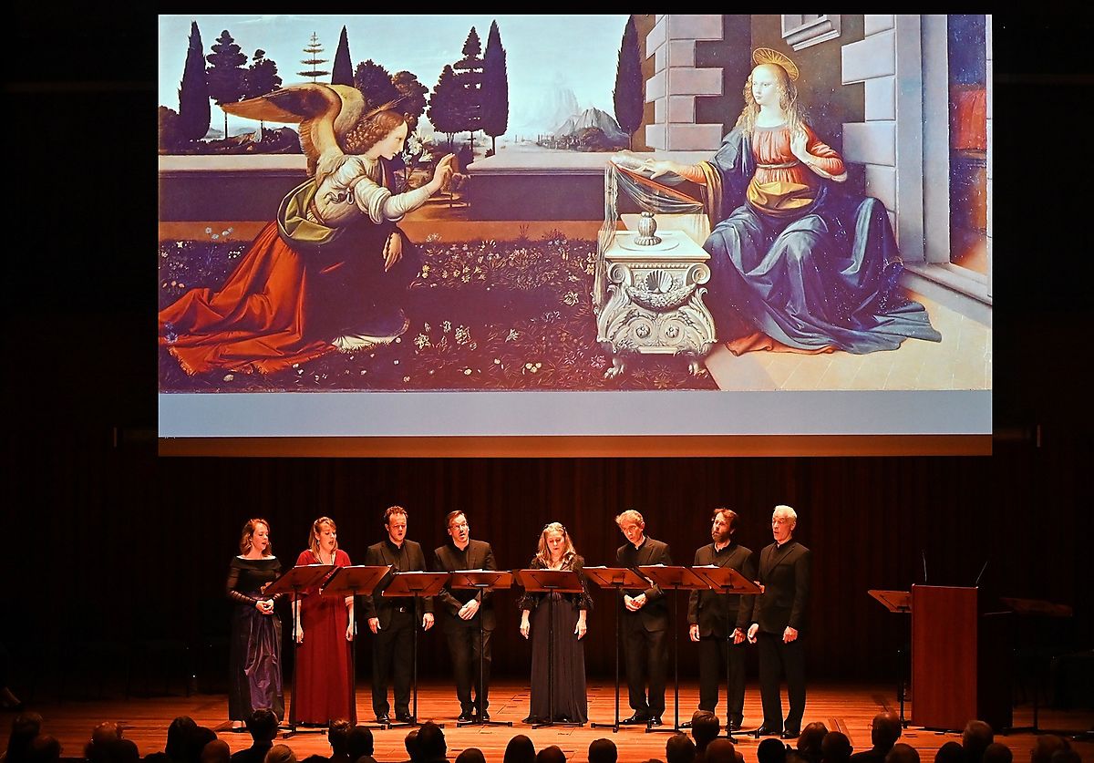 I Fagiolini at the Barbican /Annunciation (Leonardo)