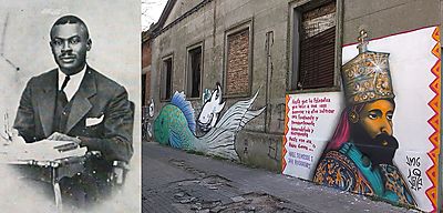 Leonard Howell and Graffiti of Haile Selassi I