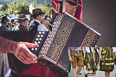 Man with Accordion/German Folk Traditions