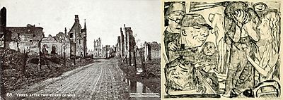 Max Beckmann and WW1 Destruction