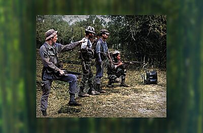 Montagnards training with US Army Rangers