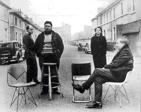 Peter Smithson, Eduardo Paolozzi, Alison Smithson, Nigel Henderson