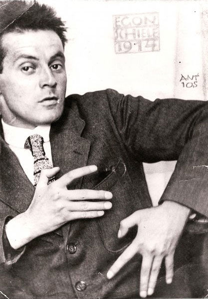 Photographic portrait of Egon Schiele