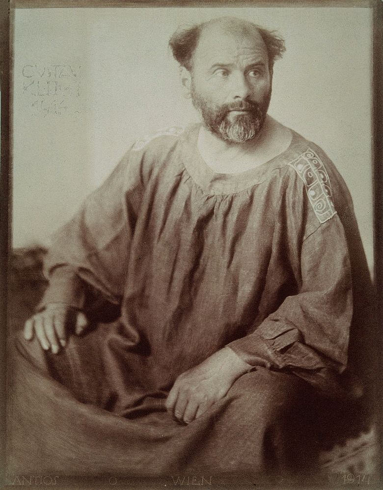 Photographic portrait of Gustav Klimt