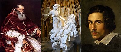 Pope Paul III, The Ecstasy of St Teresa, Gian Lorenzo Bernini