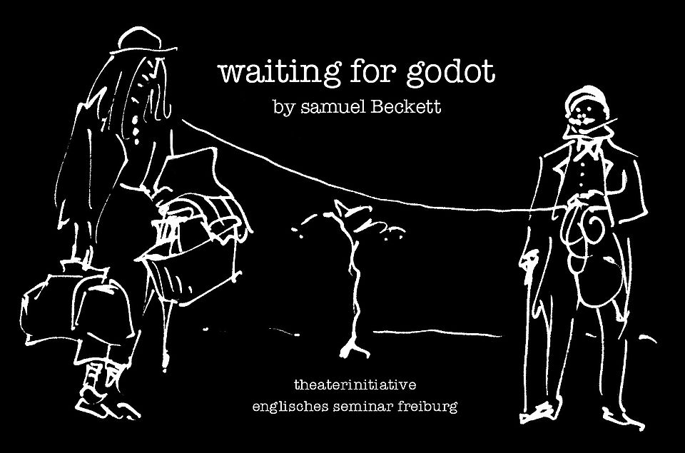 Poster for drama performance of "Waiting for Godot"