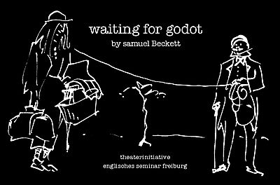 Poster for drama performance of "Waiting for Godot"