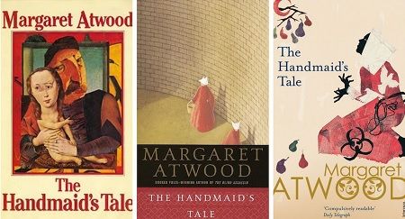 Selection of Front Covers for The Handmaid's Tale