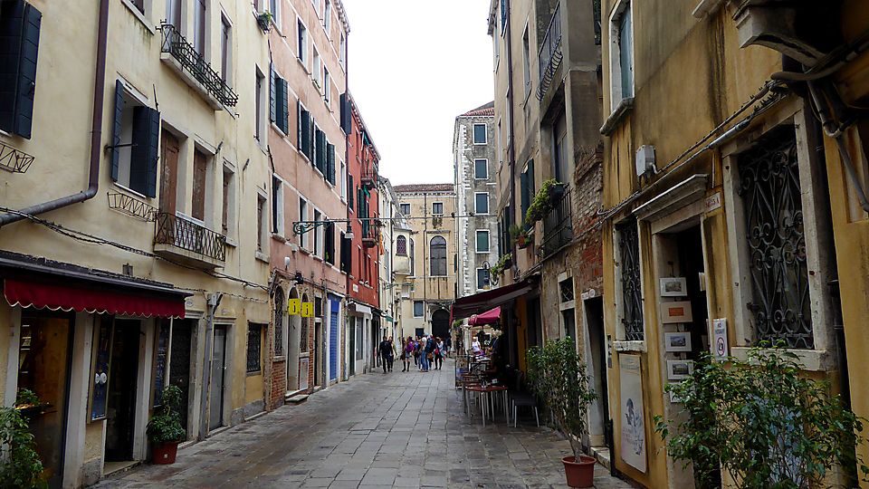 Street in the Venetian Ghetto