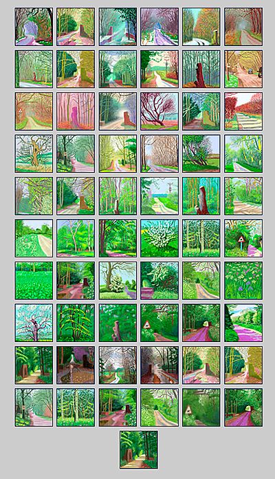 The Arrival of Spring in Woldgate, East Yorkshire in 2011 (twenty eleven)