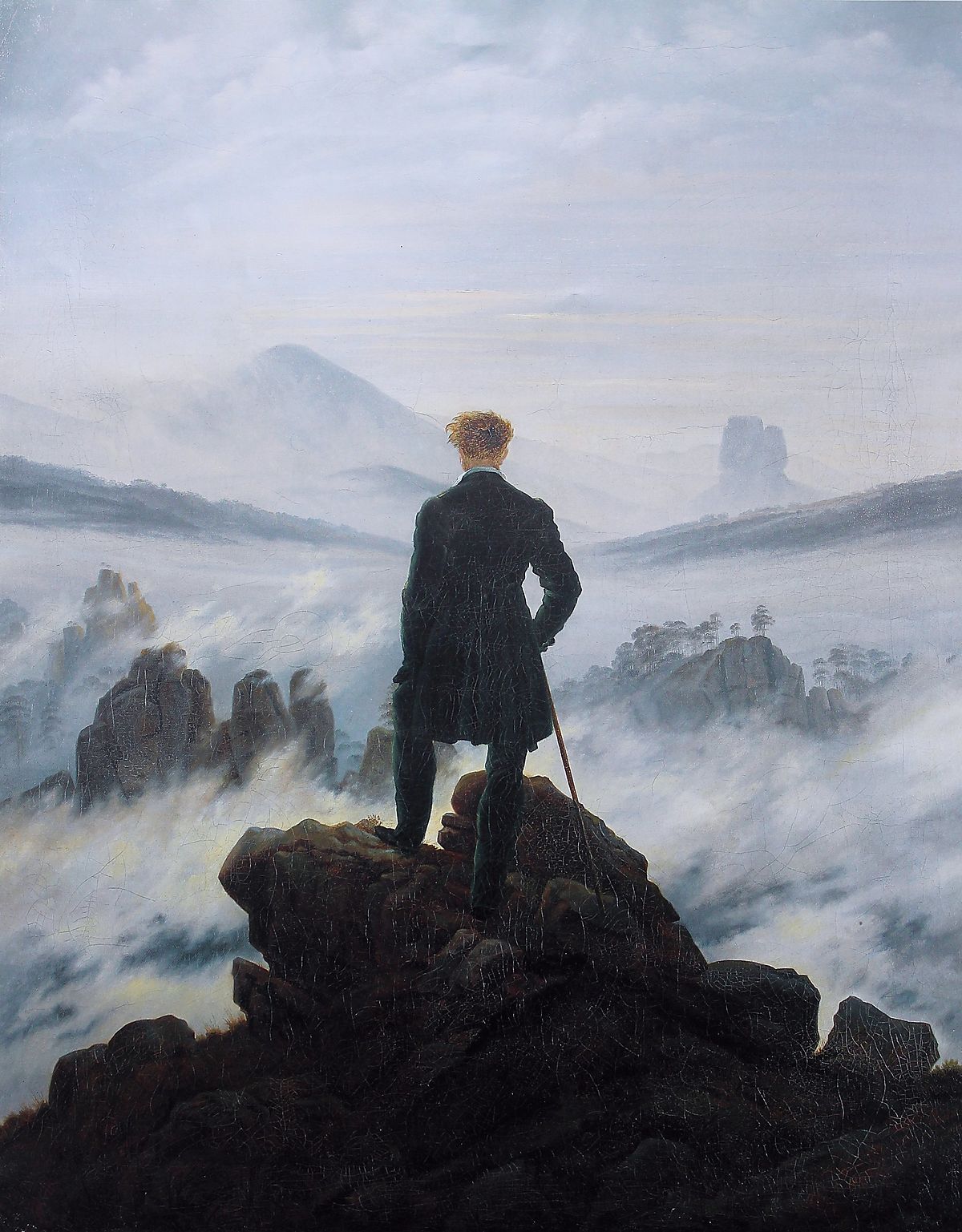 The wanderer above the sea of fog