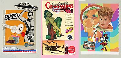 Three Collages from Paolozzi's Bunk