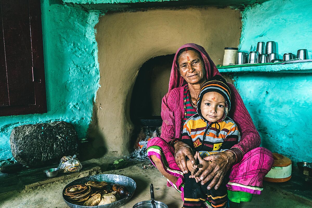 Woman and Child, India