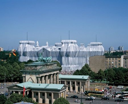Wrapped Reichstag, Berlin, 1971-95