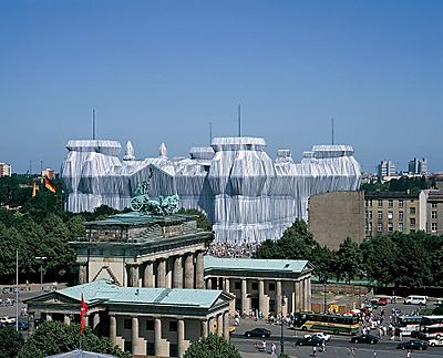 Wrapped Reichstag, Berlin, 1971-95